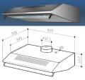 Multistar MUC30HDS Under cabinet range hood for 220 Volts