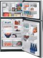 GE PTE22LBT WW PROFILE TOP MOUNT REFRIGERATOR FOR 220 VOLTS