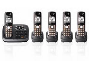 PANASONIC KX-TG6545B CORDLESS PHONE FOR 110-240 VOLTS