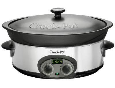 Rival Mode 31502, 3.5 Quart Crockpot Crock Pot Slow Cooker Server