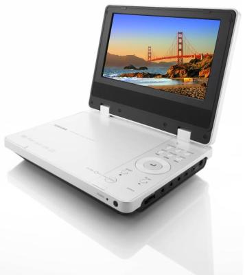 Toshiba SDP63 7 inch Screen Portable All Multi Region Free Code Zone Free DVD Player 3 Hour Battery Life Divx Playback W/ Remote