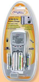 WSS808 AA and AAA Battery Charger-110-240 Volt 50-60 Hz Dual Voltage to use in any Country.