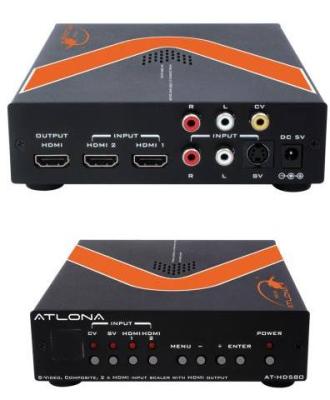 AT-HD580 PAL NTSC VIDEO CONVERTER AND HIGH DEFINITION (HDMI) SCALER