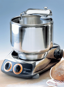 MAGIC MILL Mixer-ELECTROLUX ASSISTENT- CHEF PAK- Chrome color mixer-110 volts MADE IN SWEDEN
