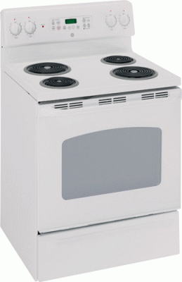 GE JBP35DIM WW Electric Range for 220 Volts