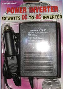 Seven Star PI50 50 Watt DC to AC Power Inverter