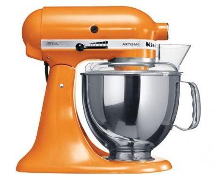 220 Volt KitchenAid Artisan Stand Mixer - Tangerine