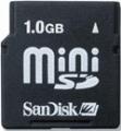 SANDISK MINISD 1GB MEMORY CARD