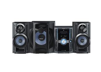Panasonic SC-VK680 5-disc Changer DVD Mini System for 110-240 Volts