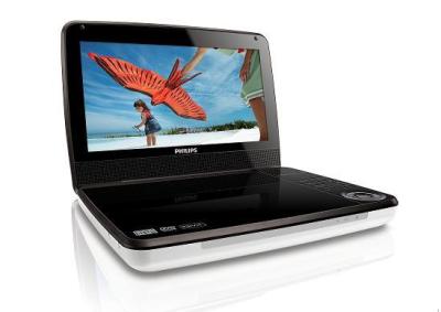 PHILIPS PET841 REGION FREE PORTABLE DVD PLAYER FOR 110-240 VOLTS