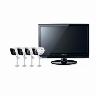 Samsung SME-2220 LCD 8CH DVR Security Kit with 600TVL Resolution for 110-240 volts