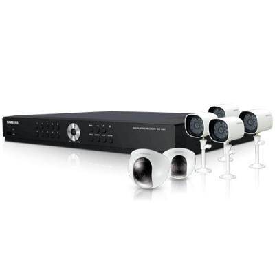 Samsung 4001  8 Channel / 6 Camera Surveillance System for 110-240 volts
