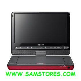 Sony DVP-FX930 9 Inch region free portable DVD player for 110-240 Volts (RED)