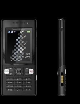 SONY ERICSSON T700 ALL BLACK QUAD BAND 3G HSDPA UNLOCKED GSM MOBILE PHONE