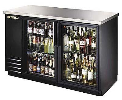 True ETB2G Back Bar Cooler with Glass Door 230-240 Volts 50Hz