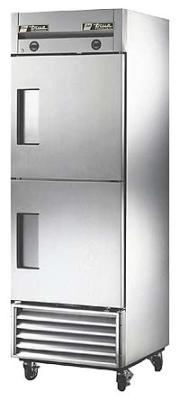 True TRT23DT Commercial Solid Swing Door Dual Temperature Refrigerator/Freezer 220-240 Volt/ 50 Hz