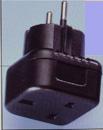 WGS18 Grounded UK to Grounded European Shucko plug-WGS18