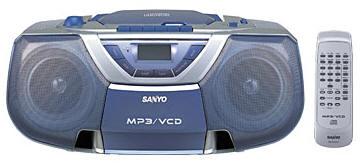 SANYO MCD-ZX99 Portable Boom Box  with Video CD play back