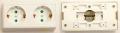 Receptacle EWI02SU European SCHUKO duplex receptacle FOR 250V.