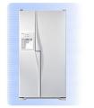 Maytag ZigZag 220 Volt 26 Cubic Feet side By Side Refrigerator