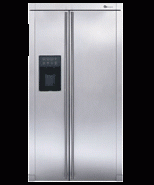 GE ZSE27SGT SS 27 CFT MONOGRAM SIDE-BY-SIDE REFRIGERATOR FOR 220 VOLTS