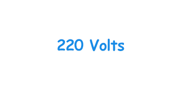 220 Volts Appliances